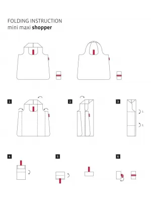 Taška REISENTHEL MINI MAXI SHOPPER ČIERNA