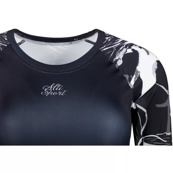  Dámsky funkčný prémiový crop top ALTISPORT VOJ/ALW114TR04 ČIERNA 