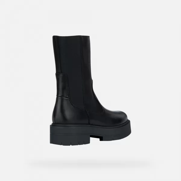  Dámske členkové čižmy GEOX G004255 ČIERNA 