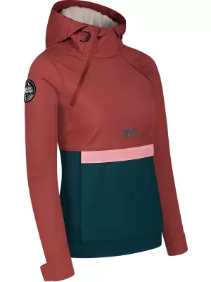 Dámska softshell Anorac NORDBLANC NBWSL8275 ČERVENÝ