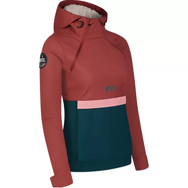  Dámska softshell Anorac NORDBLANC NBWSL8275 ČERVENÝ 