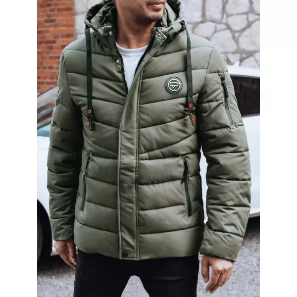  Pánska bunda DSTREET TX5058 ZELENÁ 