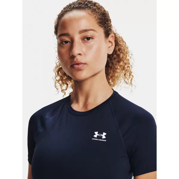  Dámske tričko UNDER ARMOUR UA HG AUTHENTICS COMP SS 1365460-410 MODRÁ 