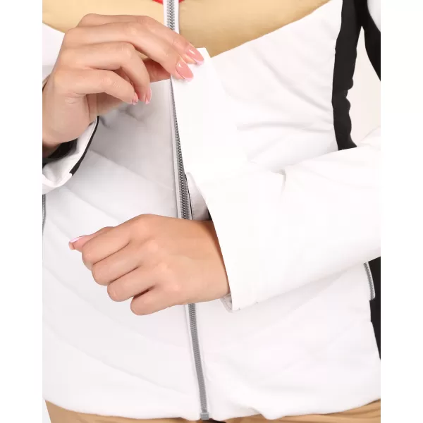  Dámska lyžiarska bunda KILPI LIN-W ZL0109KI BIELA 
