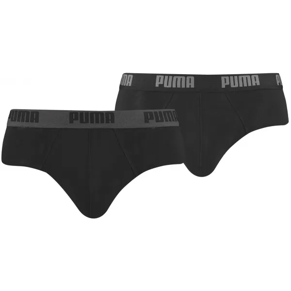  Mužské nohavičky PUMA BASIC BRIEF 2P 88910006 ČIERNA/ČIERNA 
