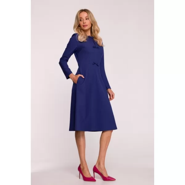  Šaty STYLOVE S413 MODRÁ 
