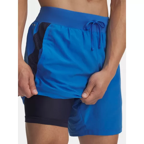  Pánske šortky UNDER ARMOUR UA LAUNCH PRO 2N1 7 SHORTS MODRÁ 