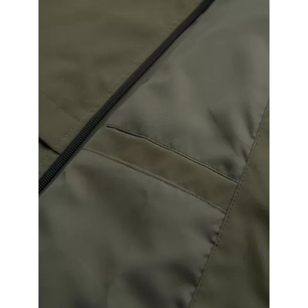  Pánska bunda OMBRE OM-JANP-0225 OLIVOVÝ 