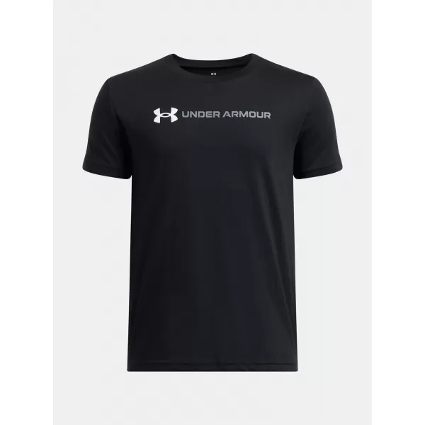  Chlapčenské tričko UNDER ARMOUR UA B LOGO WORDMARK SS 1389963-001 ČIERNA 