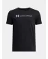 Chlapčenské tričko UNDER ARMOUR UA B LOGO WORDMARK SS 1389963-001 ČIERNA