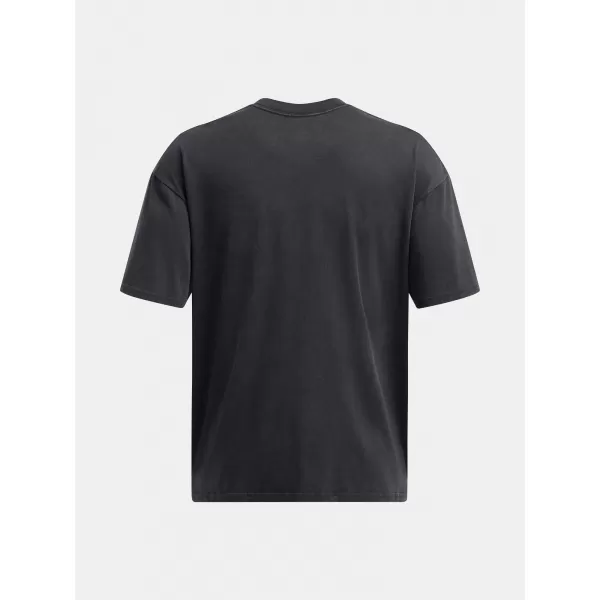  Pánske tričko UNDER ARMOUR UA M HW OS LOGO WASH SS 1389147-001 ČIERNA 