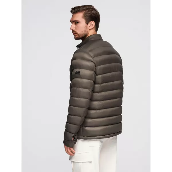  Pánská bunda OMBRE OM-JAFL-0109 OLIVOVÝ 