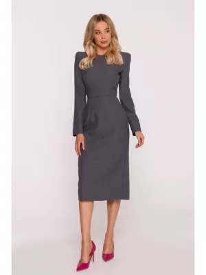 Šaty STYLOVE S412 SIVÁ