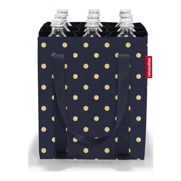  Taška REISENTHEL BOTTLEBAG METALICKÉ BODKY MODRÉ 