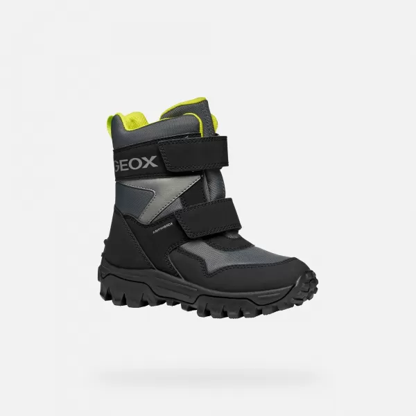  Chlapčenské členkové čižmy GEOX HIMALAYA B ABX J46FRE0FU50C1267 SIVÁ 