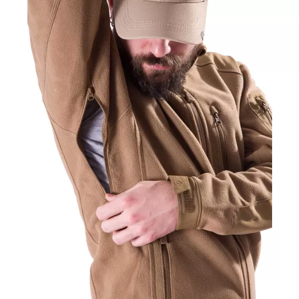 Fleecová mikina PENTAGON PERSEUS 2.0 FLEECE JACKET K08025 OLIVOVO ZELENÁ 