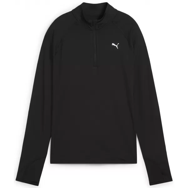  Tričko PUMA W RUN VELOCITY CLOUDSPUN 1/4 ZIP 52665001 PUMA BLACK 