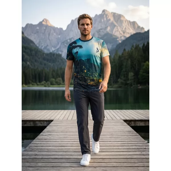  Pánska košeľa na voľný čas premium ALTISPORT VOJ/ALM116TR06 BÚRKA 