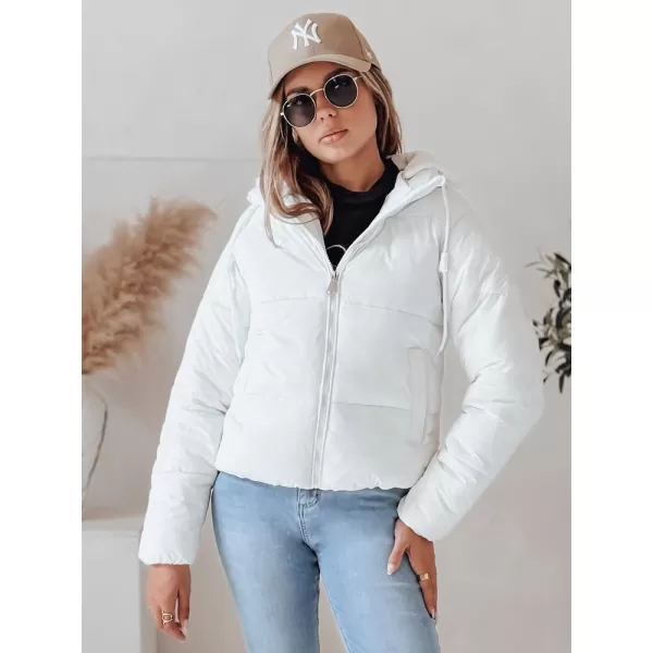  Dámska bunda DSTREET TY4952 BIELA 