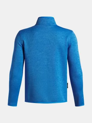 Chlapčenská mikina UNDER ARMOUR UA DRIVE HYBRID STORM SF HZ 6008816-402 MODRÁ