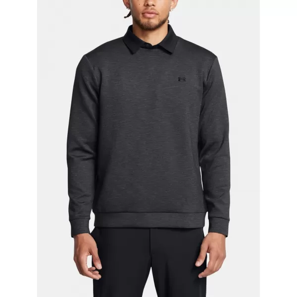  Pánska mikina UNDER ARMOUR UA DRIVE MIDLAYER CREW 1387122-001 ČIERNA 