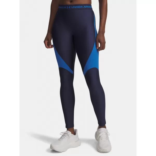  Dámske legíny UNDER ARMOUR UA HG RIB LEGGING 6003983-403 MODRÁ 
