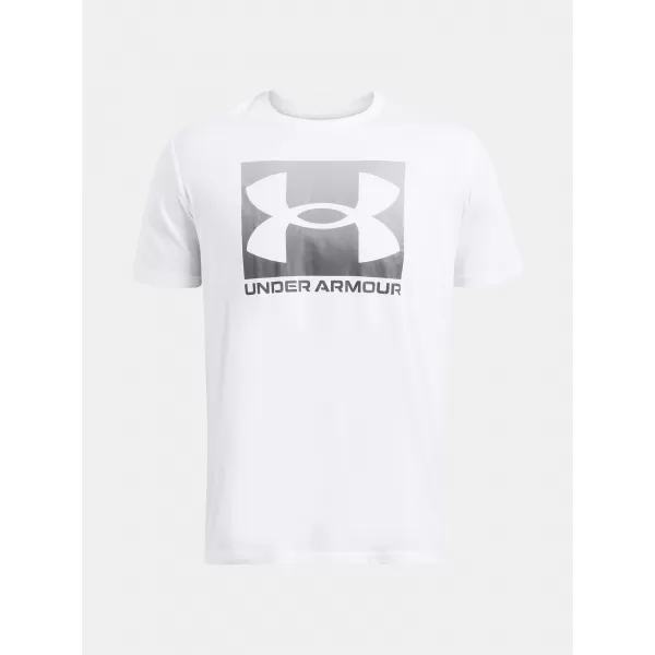  Pánske tričko UNDER ARMOUR UA M BOXED SPORTS UPDATED SS 1386793-100 BIELA 