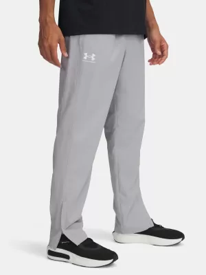 Pánske športové nohavice UNDER ARMOUR UA RIVAL WVN WINDBREAKER PN 1390150-011 SIVÁ