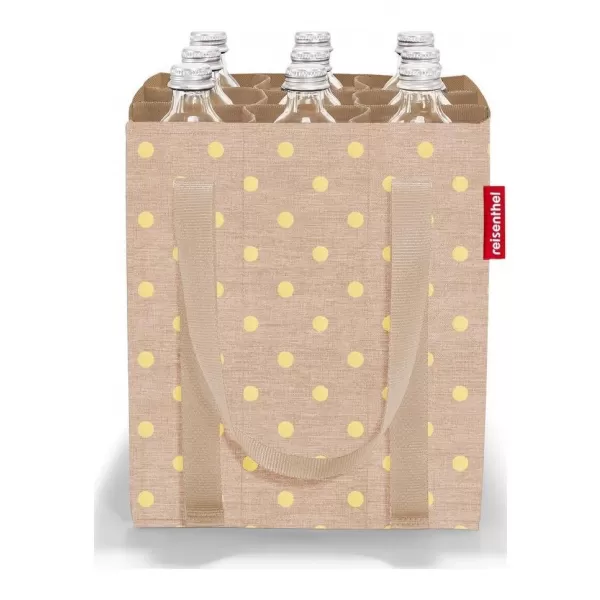  Taška REISENTHEL BOTTLEBAG KÁVA S KOVOVÝMI BODKAMI 