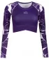 Dámsky funkčný prémiový crop top ALTISPORT VOJ/ALW114TR04 FIALOVÁ