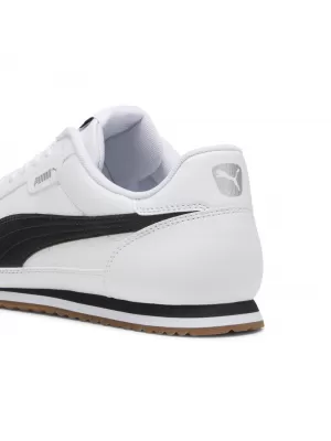 Pánske topánky PUMA TURINO II 39745202 PUMA BIELA/PUMA ČIERNA/ŠEDÁ