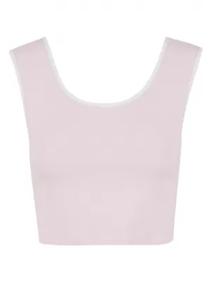 Dámske tielko URBAN CLASSICS TB7486A ZAČERVENANÁ RUŽA/BIELA/BIELA/ČIERNA