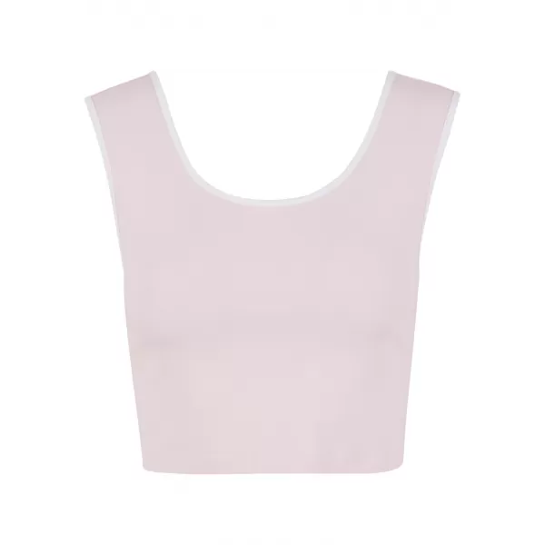  Dámske tielko URBAN CLASSICS TB7486A ZAČERVENANÁ RUŽA/BIELA/BIELA/ČIERNA 