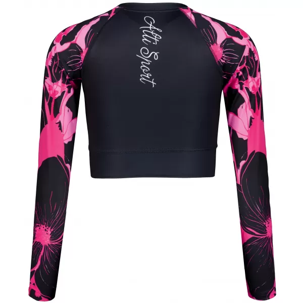  Dámsky funkčný prémiový crop top ALTISPORT VOJ/ALW114TR04 HORKÁ RUŽOVÁ 