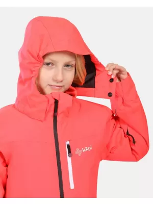 Dievčenská lyžiarska bunda KILPI VALERA-JG ZJ0111KI RUŽOVÁ