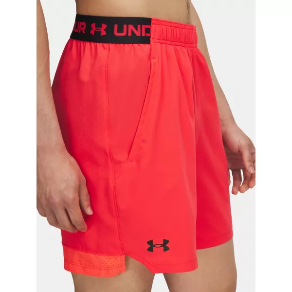  Pánske šortky UNDER ARMOUR UA VANISH WOVEN 6IN SHORTS ČERVENÁ 