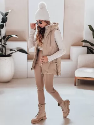 Dámska vesta DSTREET TY5107 KARAMEL