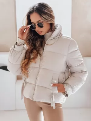 Dámska bunda DSTREET TY5066 BÉŽOVÁ