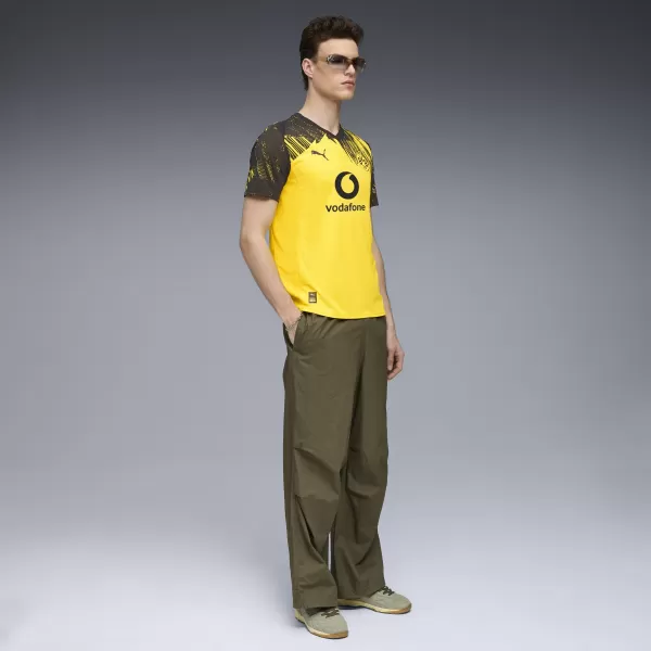  Mužský dres PUMA BVB HOME JERSEY REPLICA 78008801 FASTER YELLOW/ RÝCHLEJŠIA ŽLTÁ/PUMA ČIERNA 