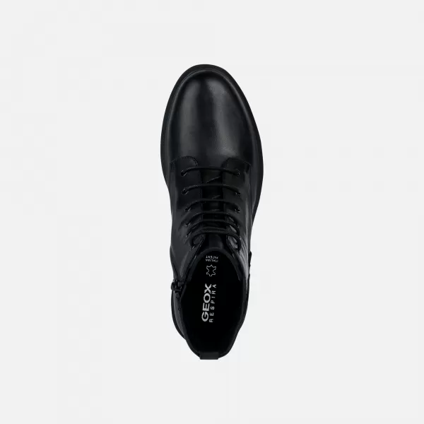  Dámske členkové čižmy GEOX SPHERICA EC1 G004200 ČIERNA 