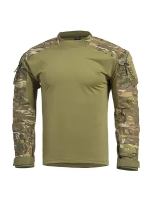 tričko PENTAGON WOLF COMBAT SHIRT CAMO K02025 TRÁVNIK