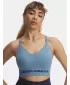 Dámska podprsenka UNDER ARMOUR VANISH SEAMLESS LOW BRA 1384417-418 MODRÁ