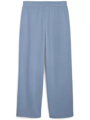 Dámy PUMA ESS NATURE 2 0 COMFORT LOGO STRAIGHT PANTS FL OP 68808134 STUDENÝ MODRÝ