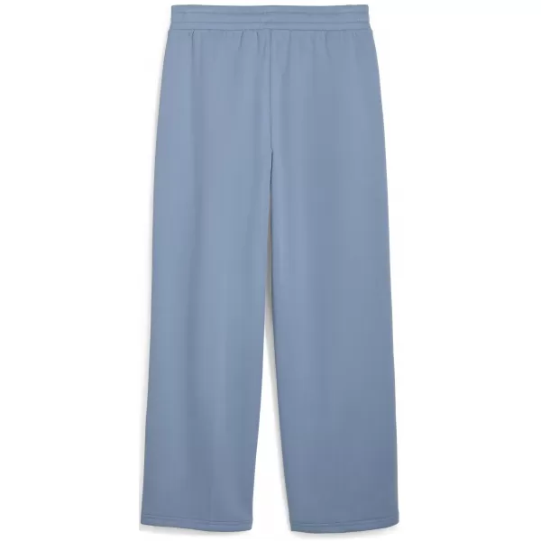  Dámy PUMA ESS NATURE 2 0 COMFORT LOGO STRAIGHT PANTS FL OP 68808134 STUDENÝ MODRÝ 