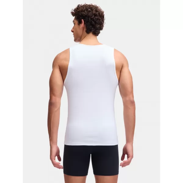  Pánske tielko UNDER ARMOUR M UA PERF COTTON TANK-2PK 6007622-100 BIELA 