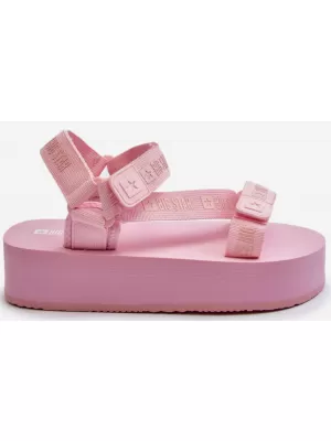 Dámske sandále na platforme BIG STAR NN274A041 RUŽOVÁ Big Star Shoes