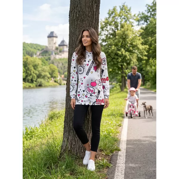  Dámska mikina ALTISPORT GITA BIELA 