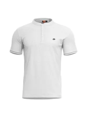 tričko PENTAGON LEVANTES HENLEY T-SHIRT STRIPES K09025 BIELA