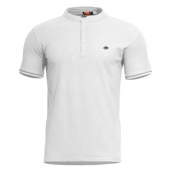  tričko PENTAGON LEVANTES HENLEY T-SHIRT STRIPES K09025 BIELA 