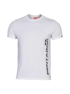 tričko PENTAGON VERTICAL K09012 BIELA
